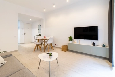 Cozy seating arrangement in living room